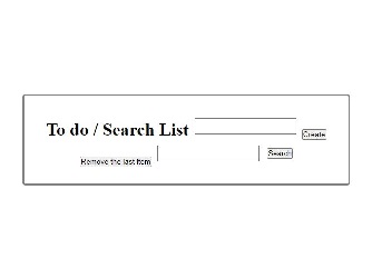 To do, Search